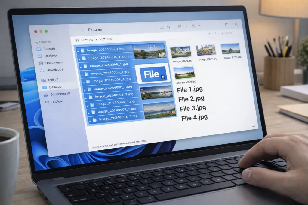 Auto Rename Files with Numbers