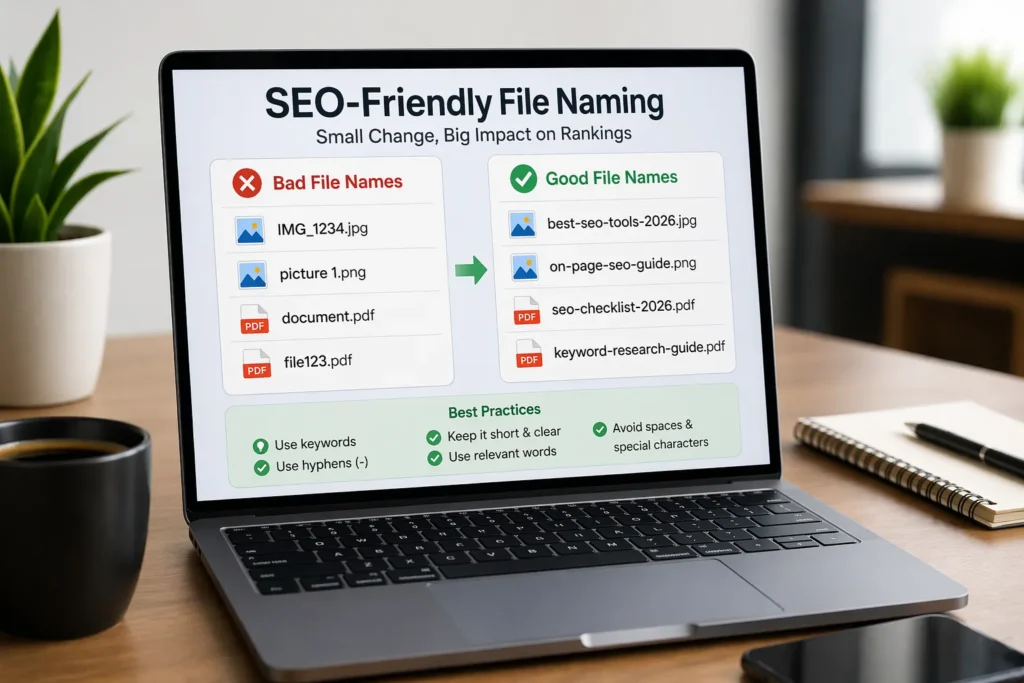 Best File Naming for SEO Images & PDFs 