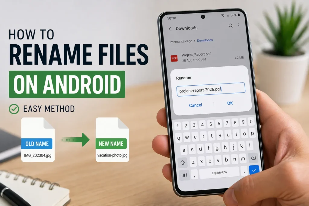 How to Rename Files on Android