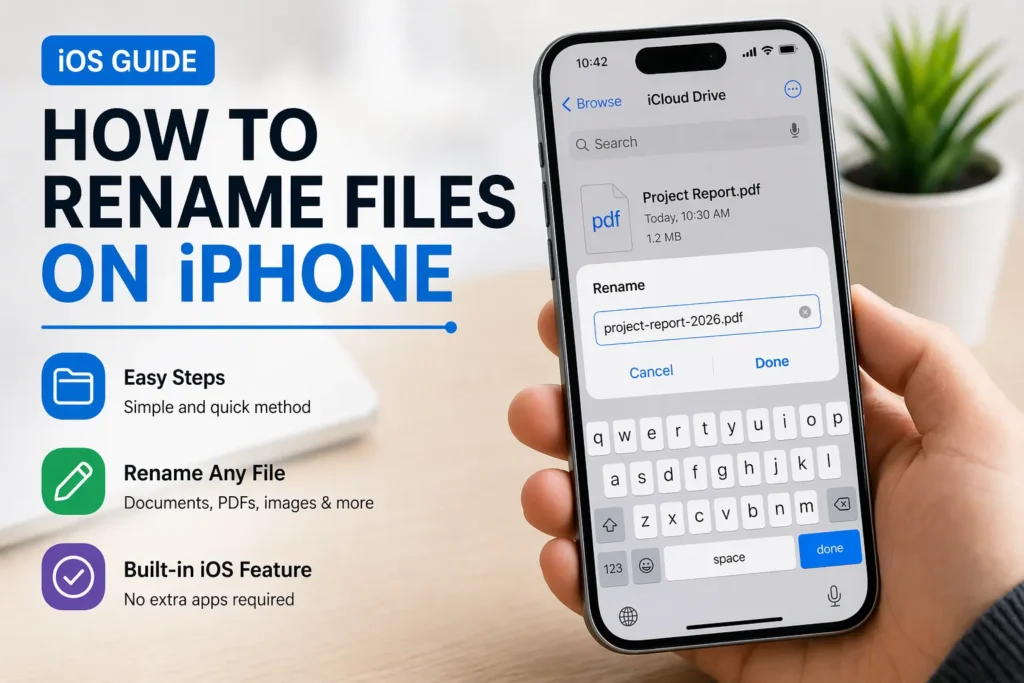 How to Rename Files on iPhone