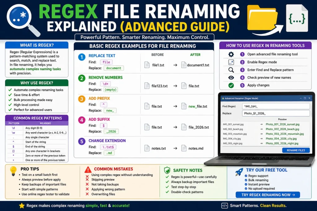Regex File Renaming Explained 