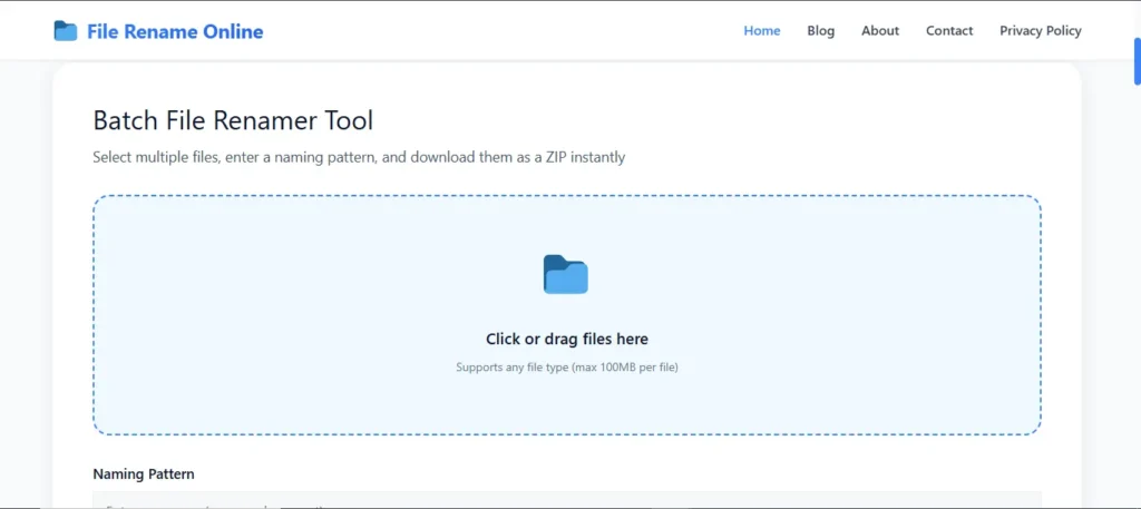 Rename File Using File Rename Online Tool
