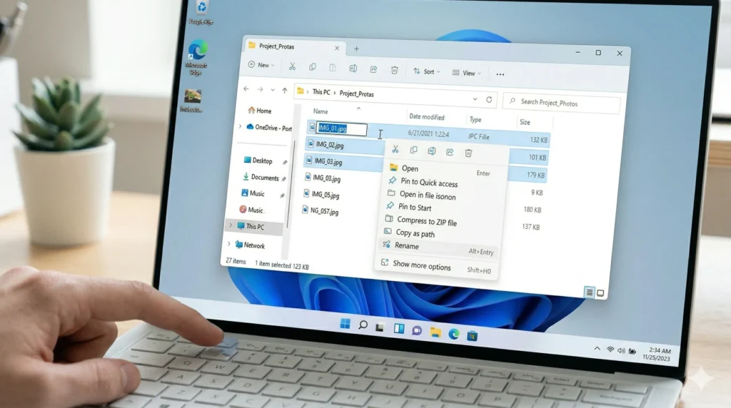 Rename File Using Keyboard Shortcut
