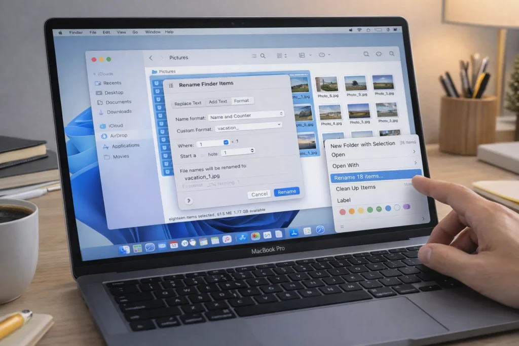 How to Rename Files in Bulk on Mac