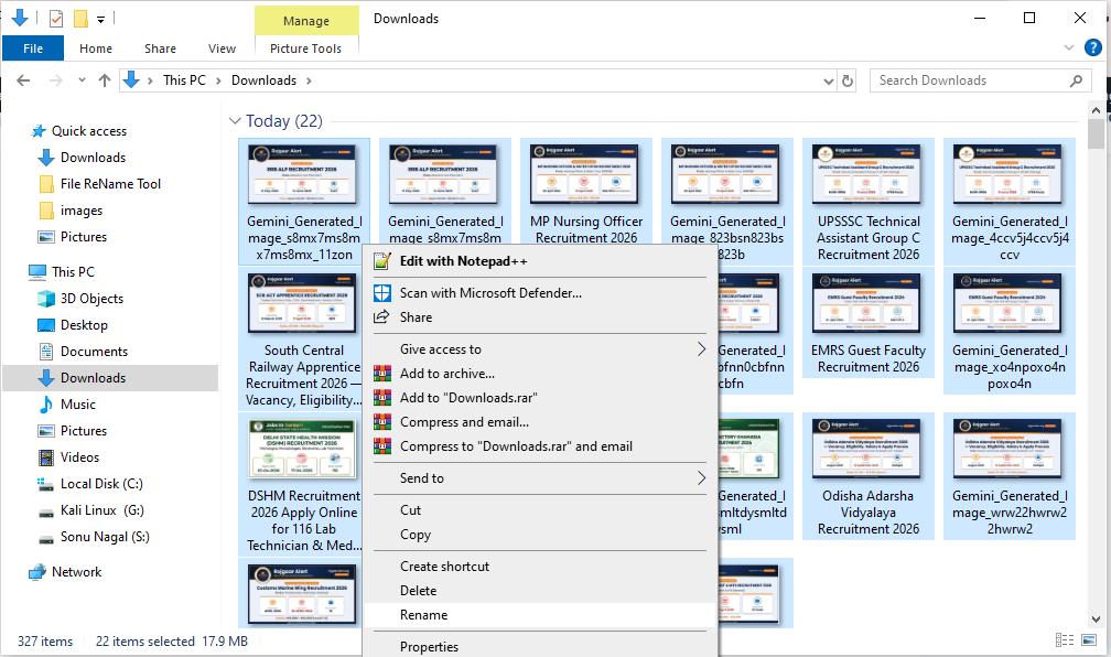  Rename File  Using File Explorer (Basic & Fast)