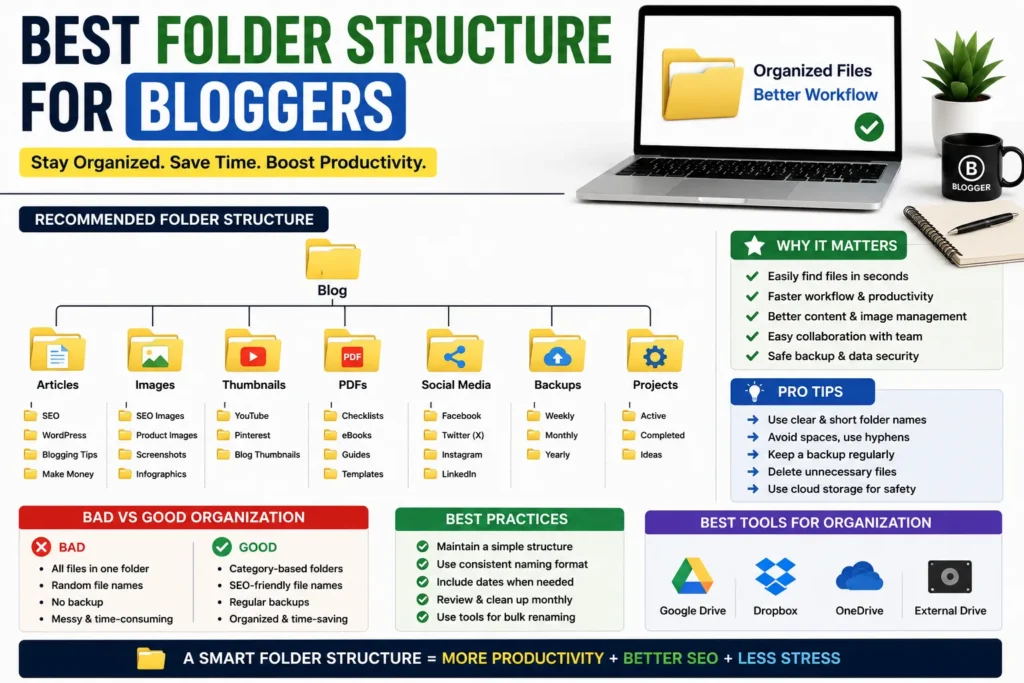 Best Folder Structure for Bloggers