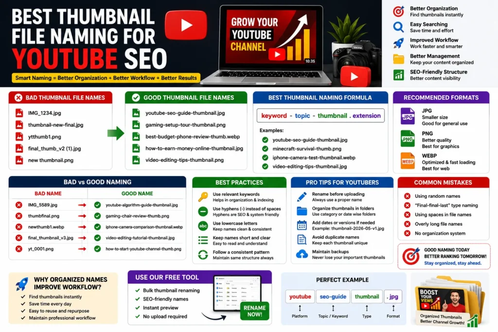 Best Thumbnail File Naming for YouTube SEO