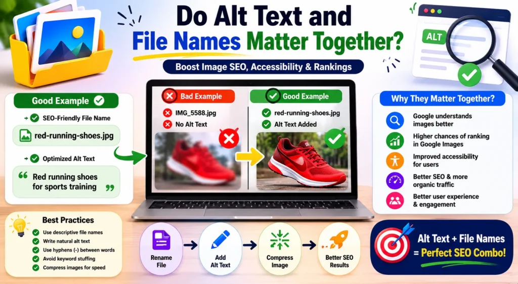 Do Alt Text and File Names Matter Together for SEO