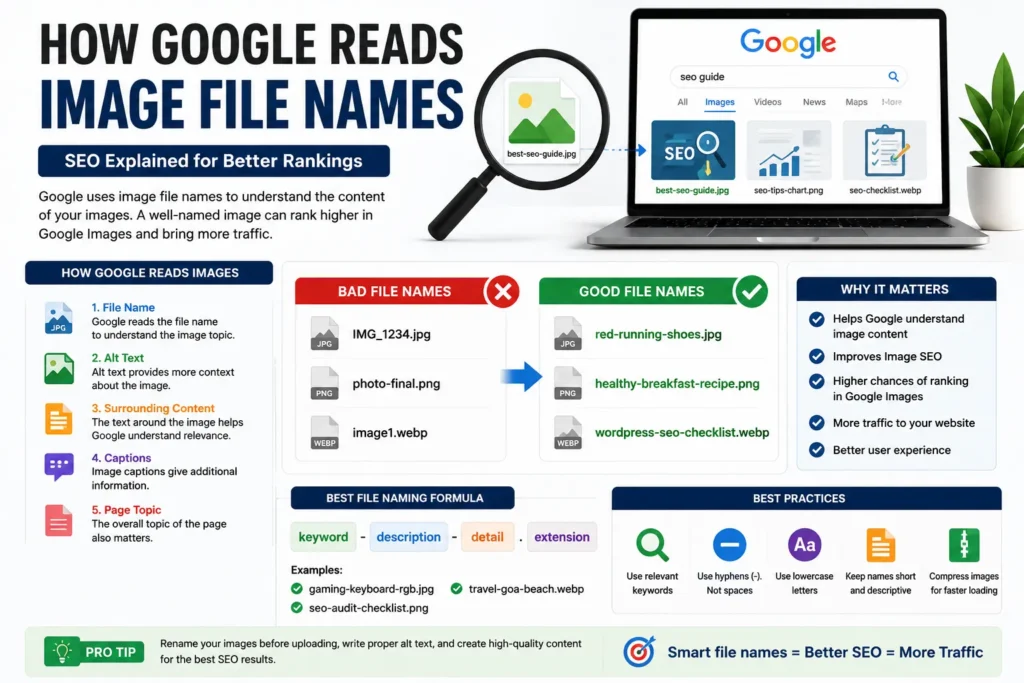 How Google Reads Image File Names