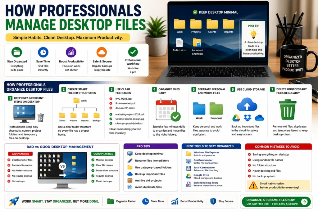 How Professionals Manage Desktop Files
