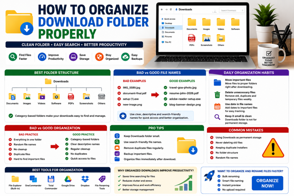 How to Organize Download Folder Properly