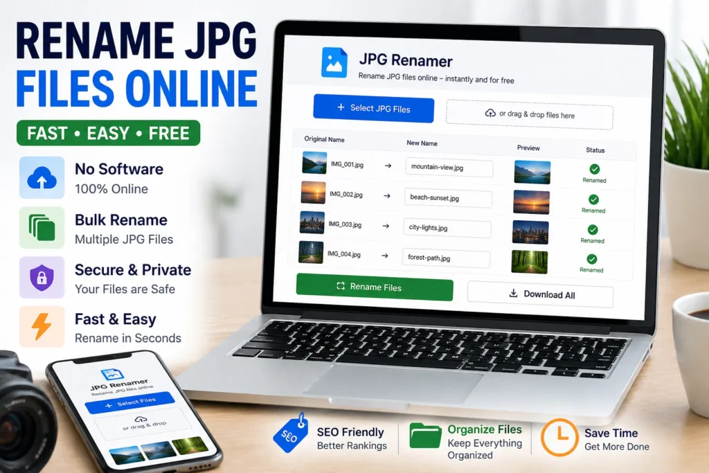 Rename JPG Files Online