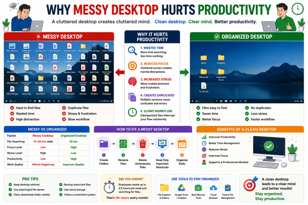 Why Messy Desktop Hurts Productivity