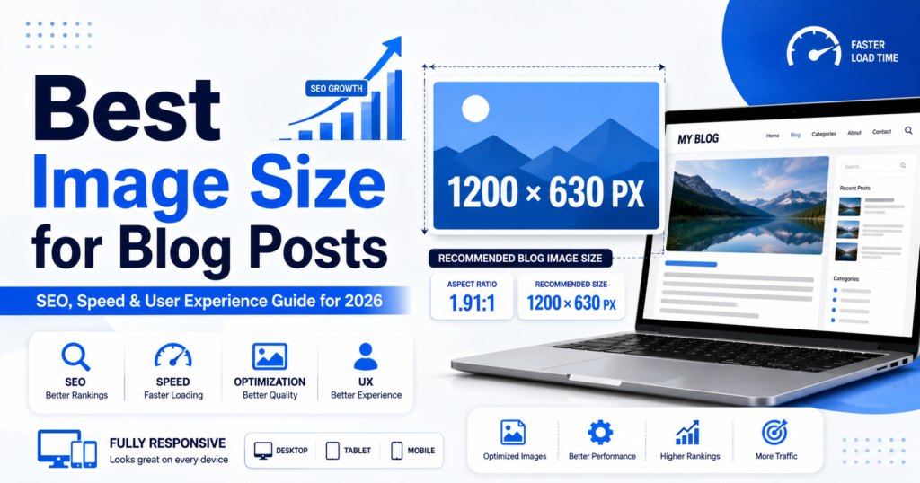 Best Image Size for Blog Posts Complete Guide for SEO, Speed, and User Experience