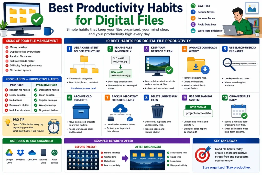 Best Productivity Habits for Digital Files