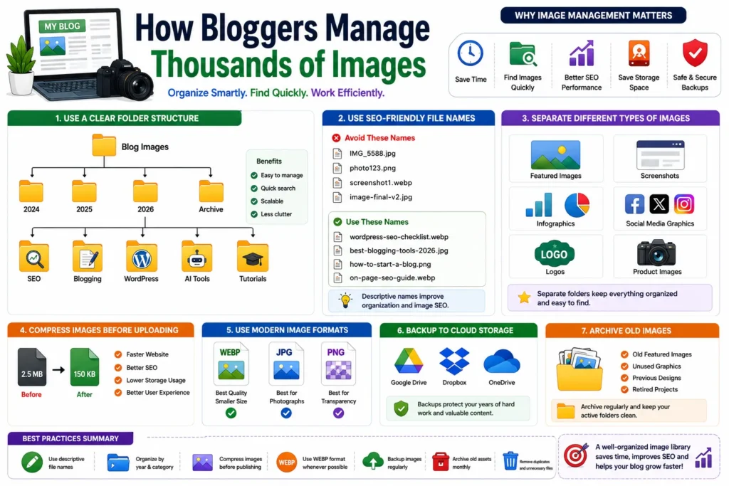 How Bloggers Manage Thousands of Images