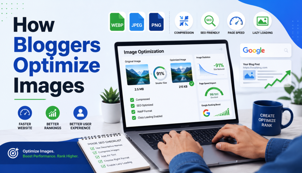 How Bloggers Optimize Images for Better SEO and Faster Websites
