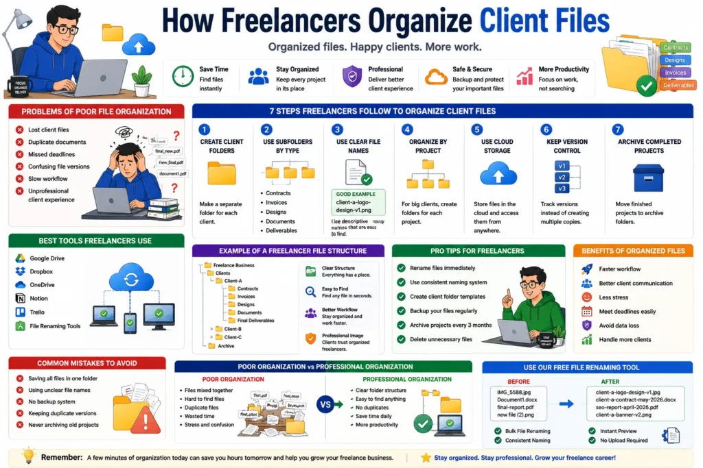 How Freelancers Organize Client Files