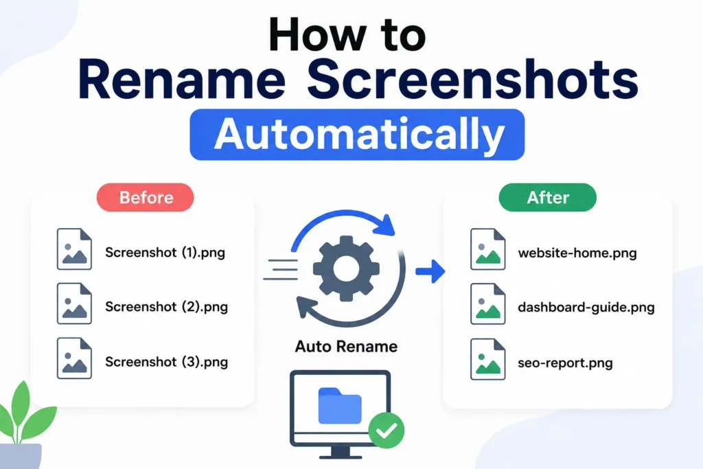 How to Rename Screenshots Automatically